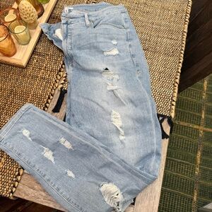 Good American Good Legs Distressed Denim